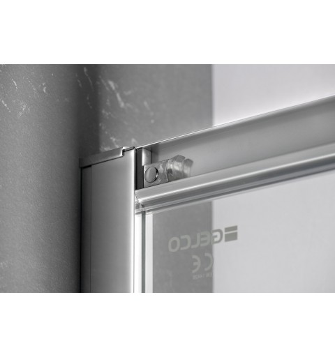 Gelco SIGMA SIMPLY štvorcová sprchová zástena 900x900 mm, rohový vstup, Brick sklo GS2490GS2490