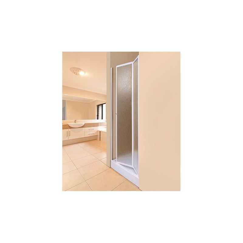 AQUATEK LUX B6 75cm dvere do niky, profil biely LUXB6BI7560