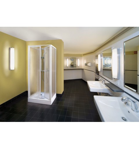 AQUATEK ROYAL D2 90cm sprchová kabína štvorcová, profil biely, ROYALD2BI9017