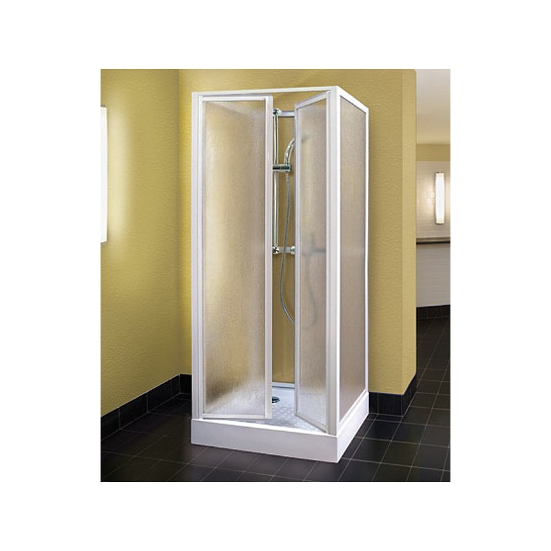 AQUATEK ROYAL D2 80cm sprchová kabína štvorcová, profil biely, ROYALD2BI8017