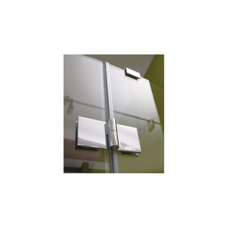 AQUATEK BETTER R23 120 x 80cm ľavý sprchový kút obdĺžnikový, profil chróm, sklo číre, BETTERR23CH120X8062L