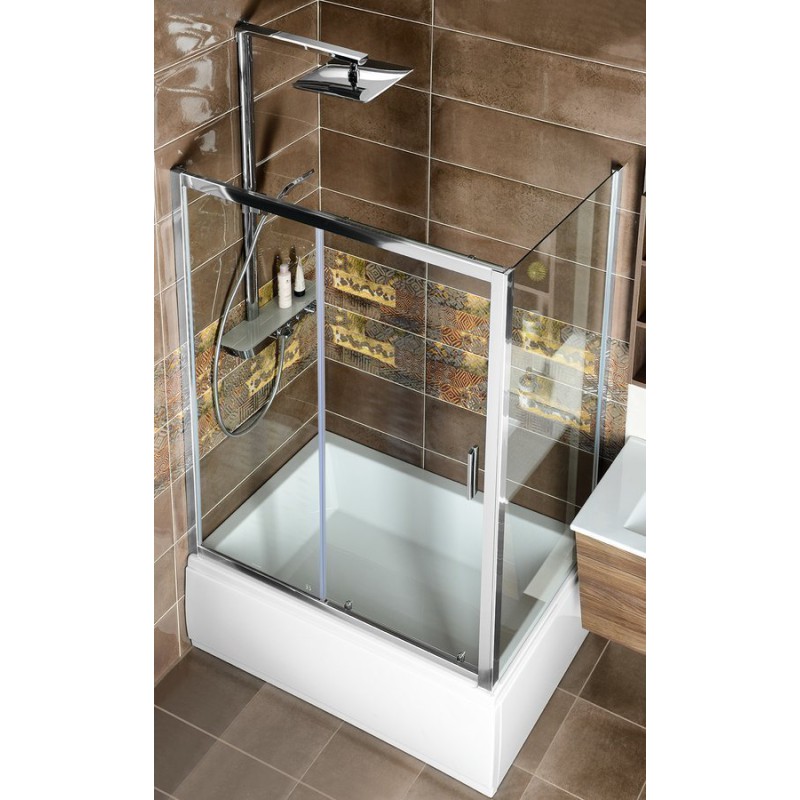 Polysan DEEP sprchové dvere 1400x1650mm, číre sklo MD1416