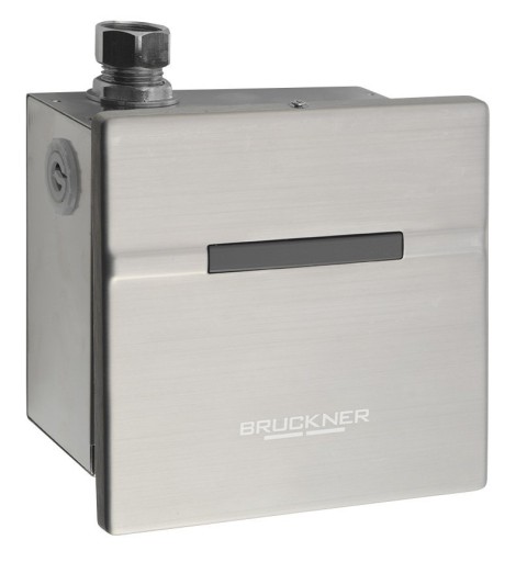 Bruckner Automatický infračervený splachovací ventil pre pisoár 6V DC, nerez 121.537.1