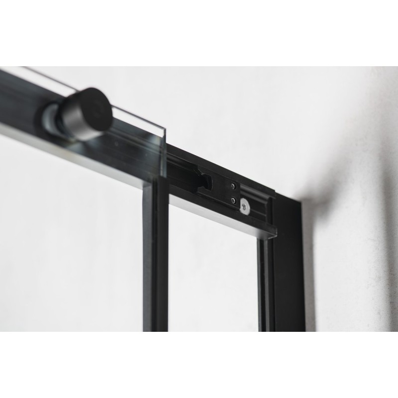 Polysan ALTIS LINE BLACK sprchové dvere 880-900mm, výška 2000mm, sklo 8mm AL1592B
