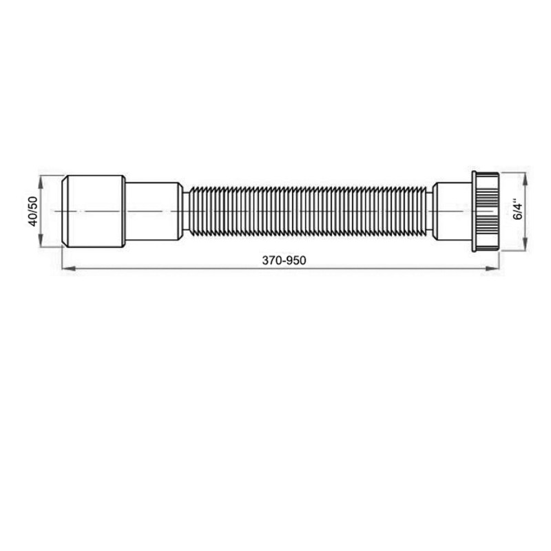 Bruckner FLEXI pripojovacia hadica 1'1/2, 40/50, plastová matka 151.179.0
