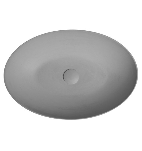 Sapho FORMIGO betónové umývadlo, 60x14,5x40,5 cm, sivá FG029