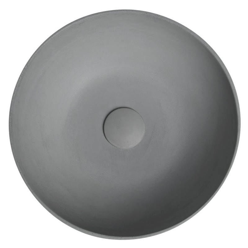 Sapho FORMIGO betónové umývadlo, priemer 39 cm, sivá FG039