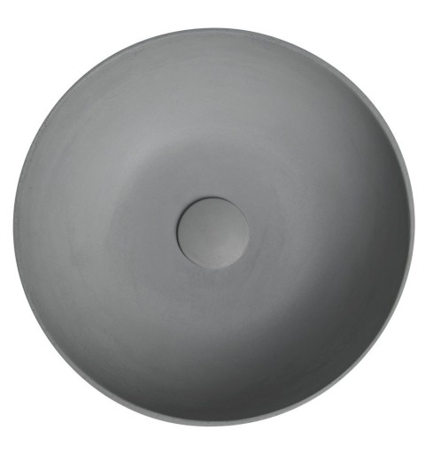 Sapho FORMIGO betónové umývadlo, priemer 39 cm, sivá FG039