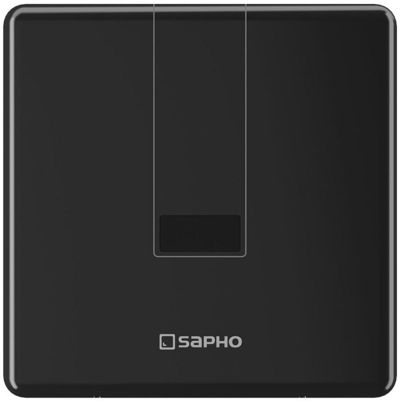 Sapho Automatický infračervený splachovací ventil pre pisoár 24V DC, čierný PS002B