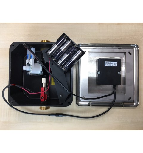 Sapho Automatický infračervený splachovací ventil pre pisoár 6V (4xAA), čierná PS006B