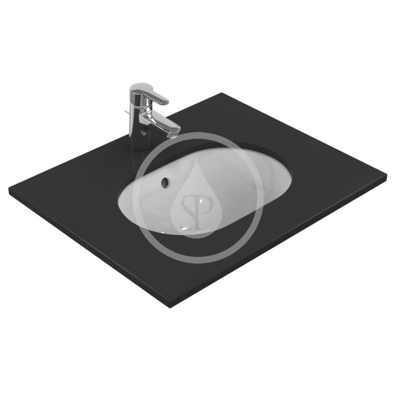 IDEAL STANDARD Umývadlo pod dosku, 480x350 mm, s prepadom, Ideal Plus, biela E5046MA