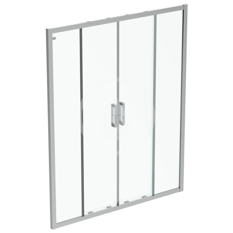 IDEAL STANDARD Posuvné sprchové dvere, štvordielne, 1500 mm, silver bright/číre sklo K9281EO