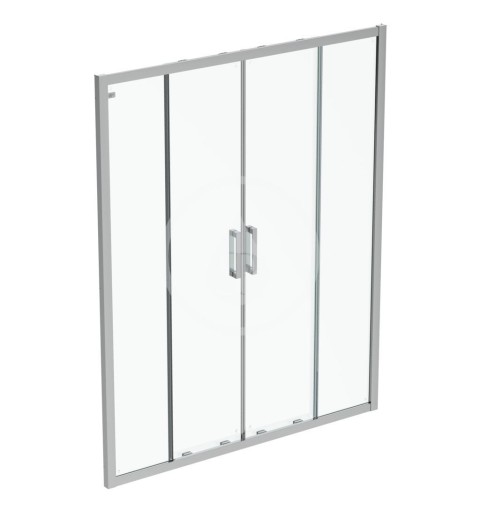IDEAL STANDARD Posuvné sprchové dvere, štvordielne, 1500 mm, silver bright/číre sklo K9281EO