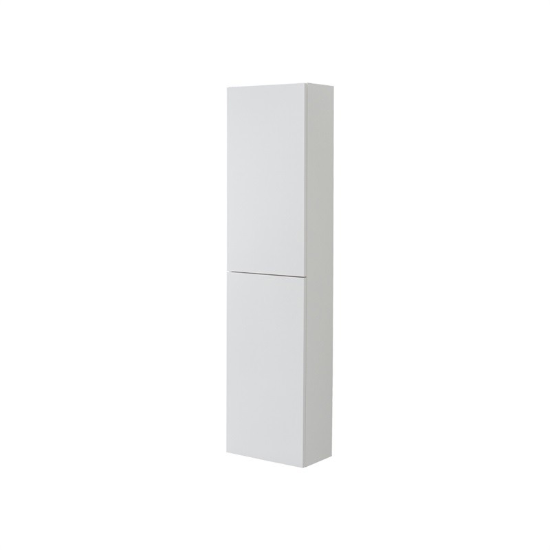 Mereo Aira, kúpeľňová skrinka, vysoká, ľavé otváranie, biela, 400x1570x220mm CN714L