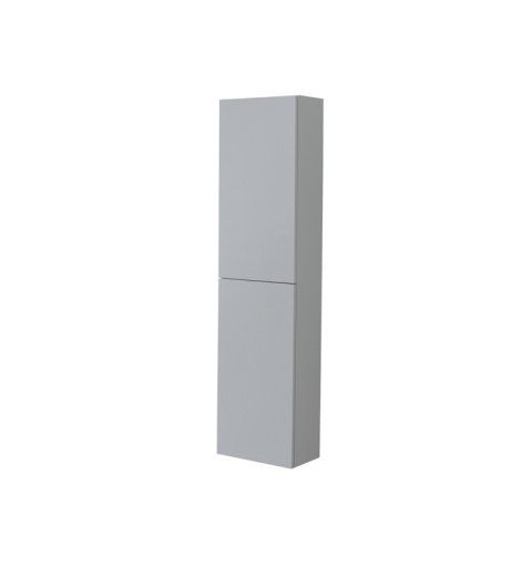 Mereo Aira, kúpeľňová skrinka, vysoká, ľavé otváranie, šedá, 400x1570x220mm CN734L