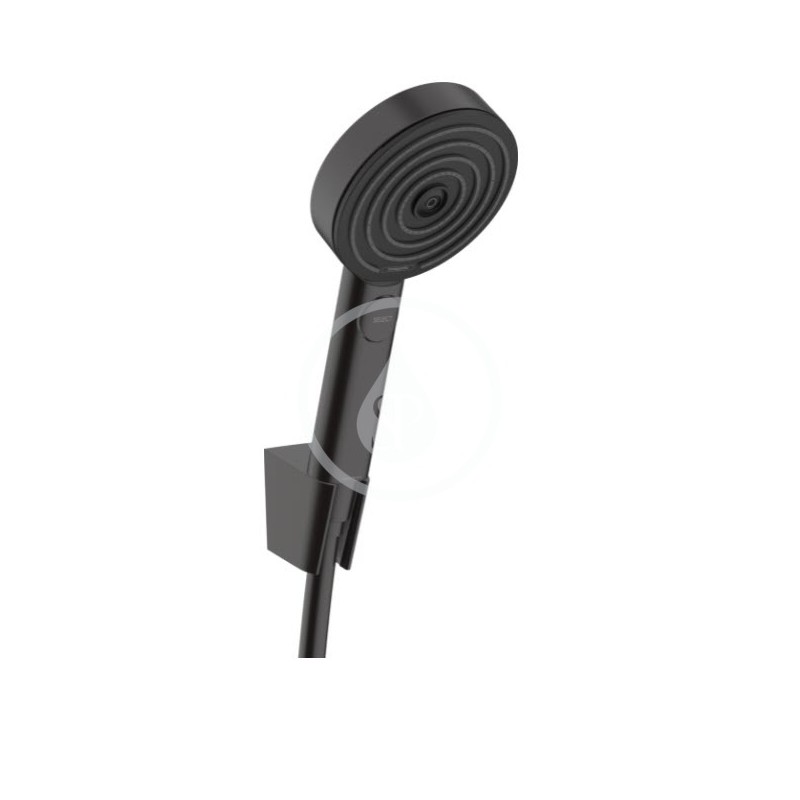 Hansgrohe Set sprchovej hlavice, 3 prúdy, držiaka a hadice 1600 mm, matná čierna Pulsify Select 24303670