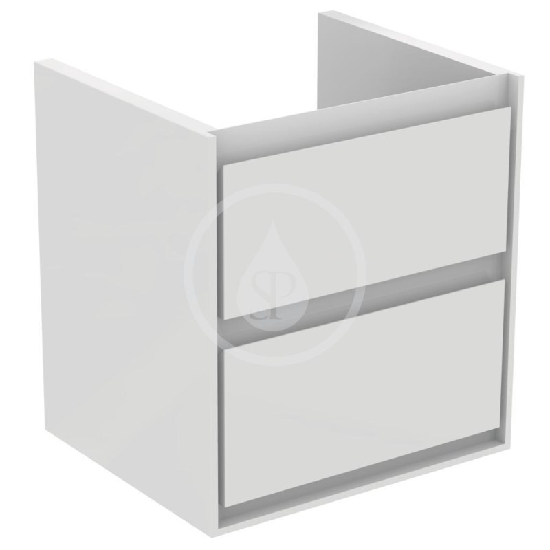 Ideal Standard Umývadlová skrinka, 480x409x517 mm,, lesklý biely/matný biely lak Connect Air E1607B2