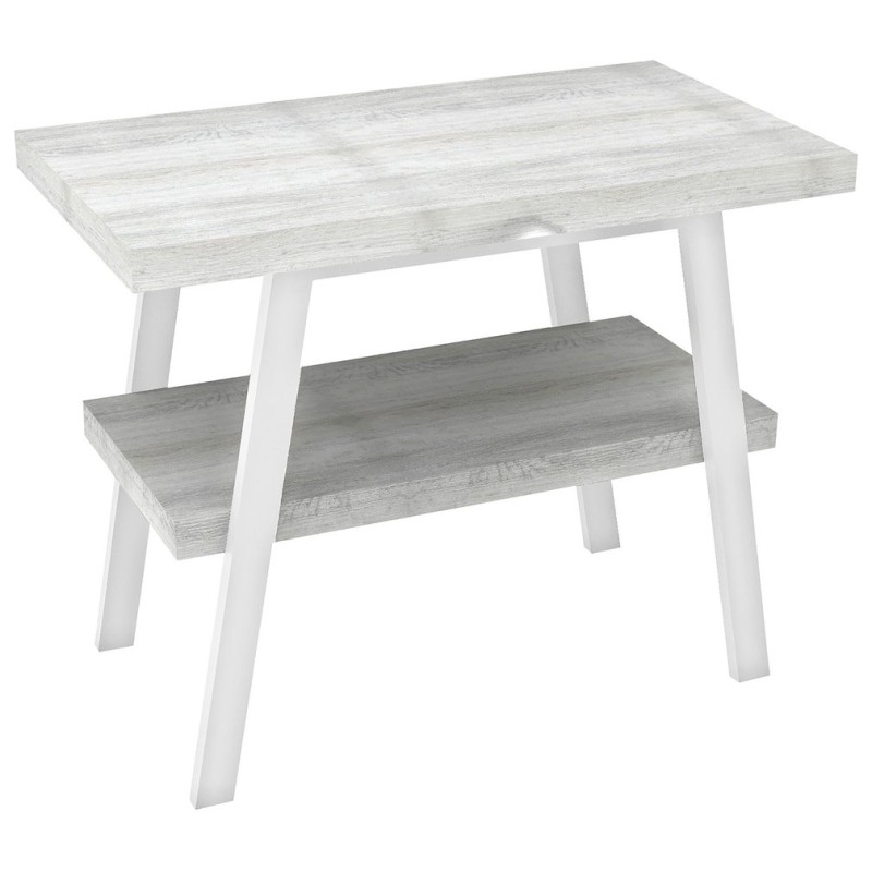 Sapho TWIGA umývadlový stolík 80x72x50 cm, biela matná/dub starobiely VC442W-80-5