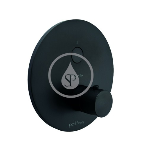 Paffoni Termostatická sprchová batéria pod omietku, matná čierna Compact Box CPT013NO