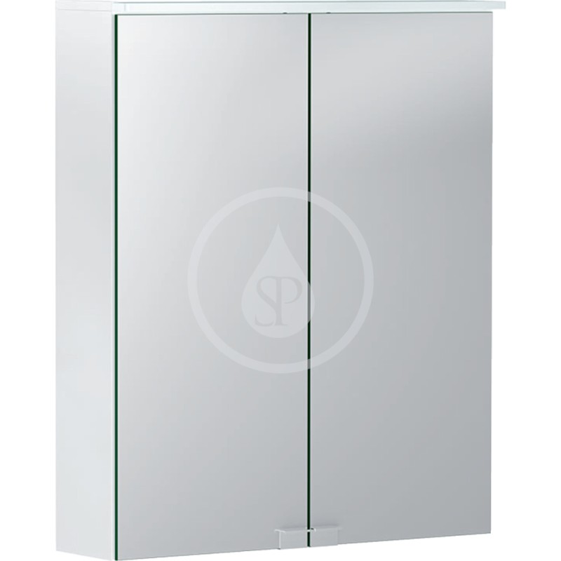 Geberit Zrkadlová skrinka s osvetlením, 560x675x180 mm, biela 500.258.00.1