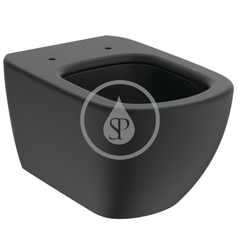 Ideal Standard Závesné WC s doskou SoftClose, Aquablade, čierna T3546V3