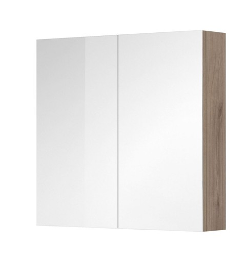 Mereo Aira, kúpeľňová galerka 80 cm, zrkadlová skrinka, dub Kronberg CN717GD