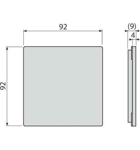 Alcaplast Mriežka pre nerezové vpuste 92×92 mm nerez MPV013