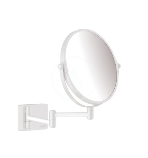 Hansgrohe Kozmetické nástenné zrkadlo, matná biela 41791700