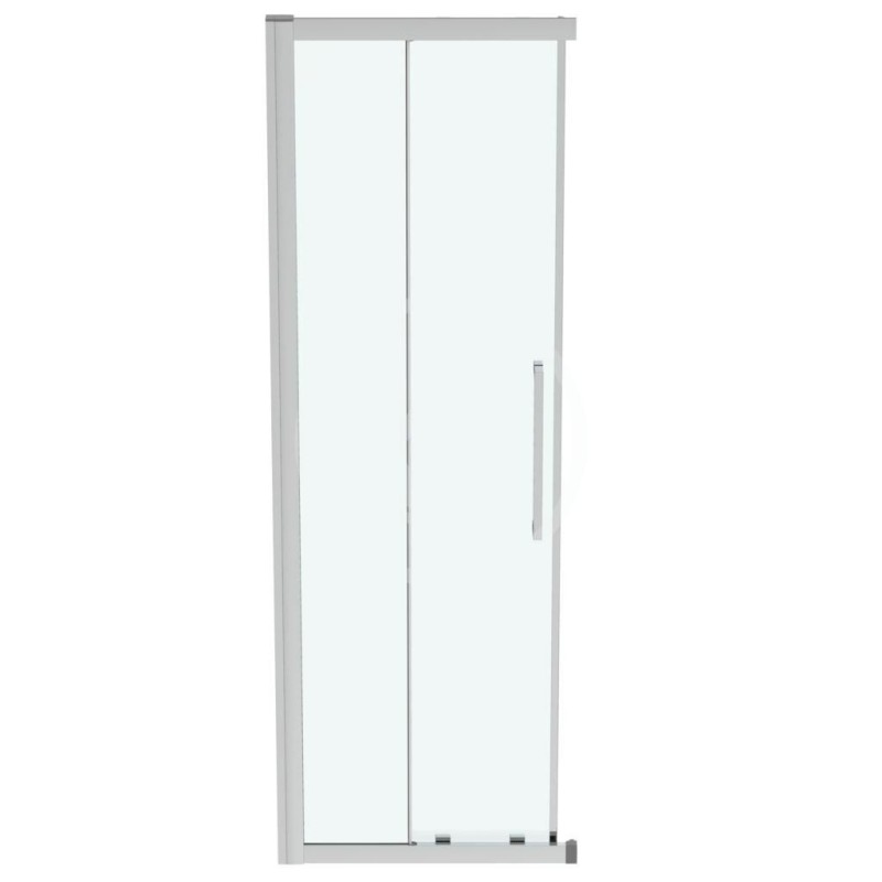 Ideal Standard Posuvné sprchové dvere, dvojdielne, 800 mm, silver bright/číre sklo T4855EO