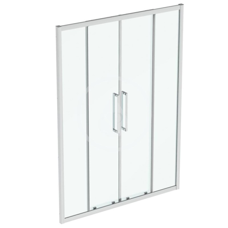 Ideal Standard Posuvné sprchové dvere, štvordielne, 1600 mm, silver bright/číre sklo T4953EO