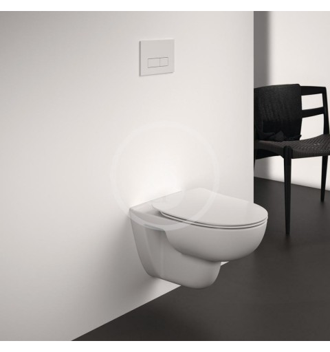 Ideal Standard WC doska UNI, softclose, biela T467601