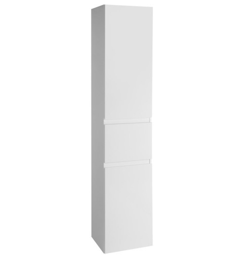 Aqualine ALTAIR vysoká skrinka s košom 40x184x31cm, biela