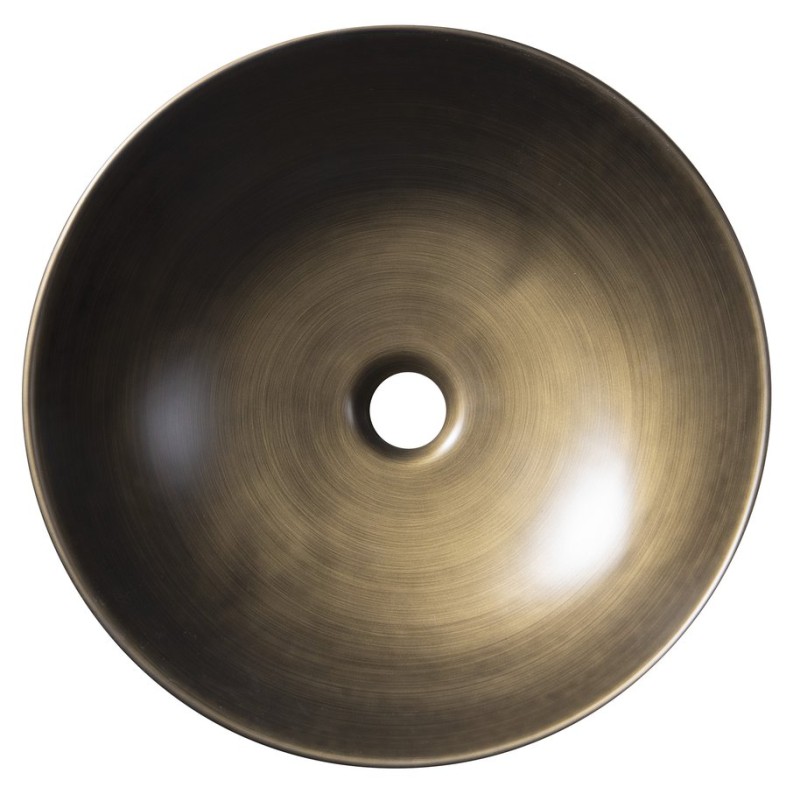 Sapho PRIORI keramické umývadlo, priemer 41,5 cm, bronz