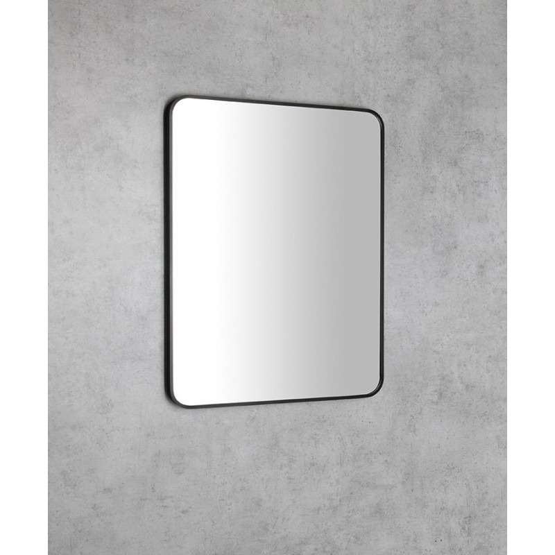 Sapho CONA zrkadlo v ráme, 60x80cm, čierna