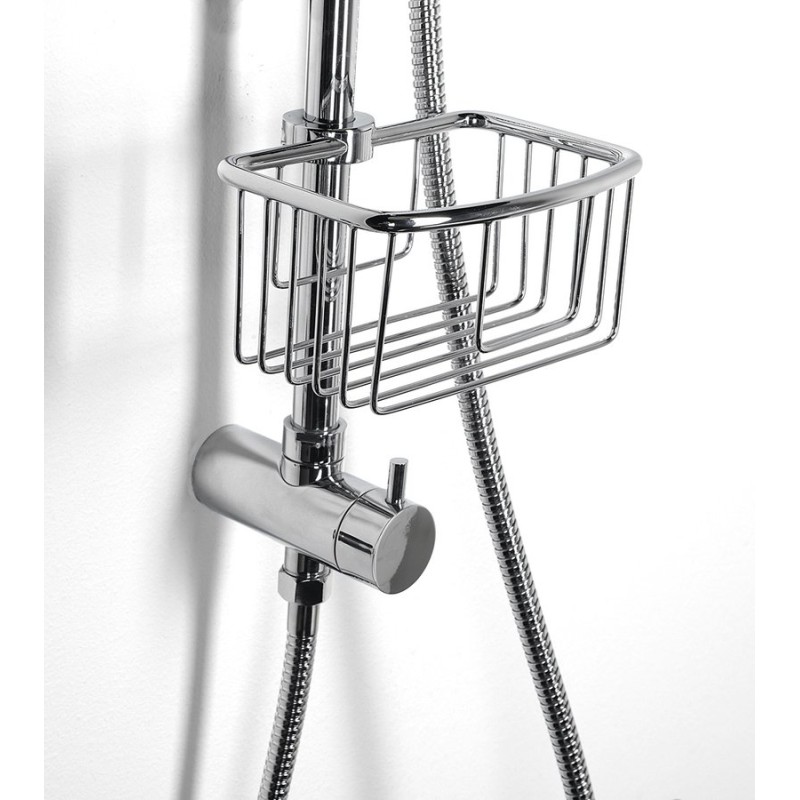 Sapho SMART drôtená polička na sprchovú tyč 18-25mm, chróm