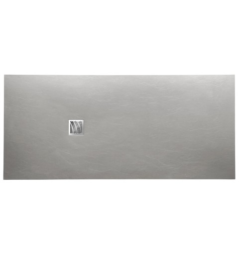 Gelco MITIA sprchová vanička z liateho mramoru, obdĺžnik 120x90x3 cm, sivá
