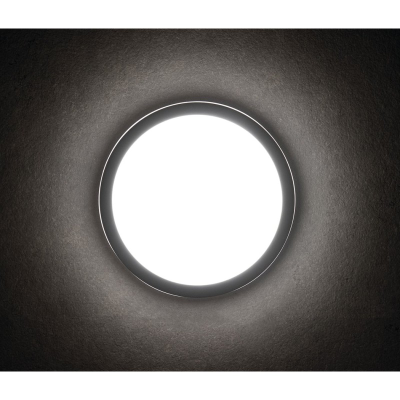 KANLUX BENO stropné LED svietidlo pr.260x55mm, 24W, čierna grafit