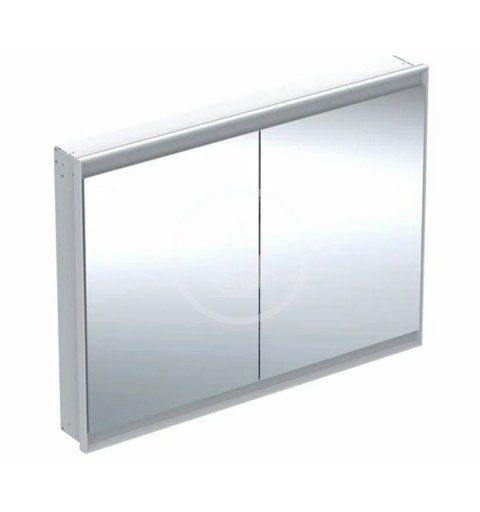 Geberit Zrkadlová skrinka s LED osvetlením, 1200x900x150 mm, 2 dvierka, vstavaná, biela 505.805.00.2