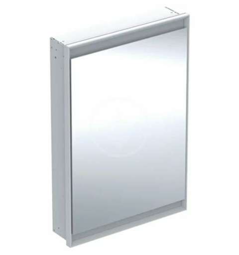 Geberit Zrkadlová skrinka s LED osvetlením, 600x900x150 mm, pánty vpravo, vstavaná, biela 505.801.00.2