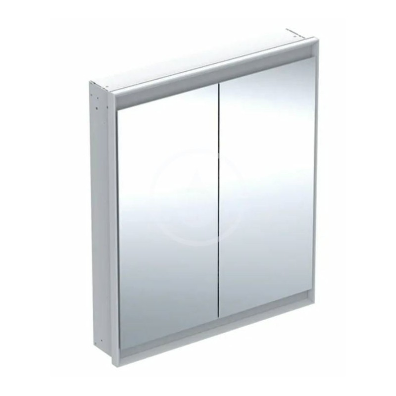 Geberit Zrkadlová skrinka s LED osvetlením, 750x900x150 mm, 2 dvierka, vstavaná, biela 505.802.00.2