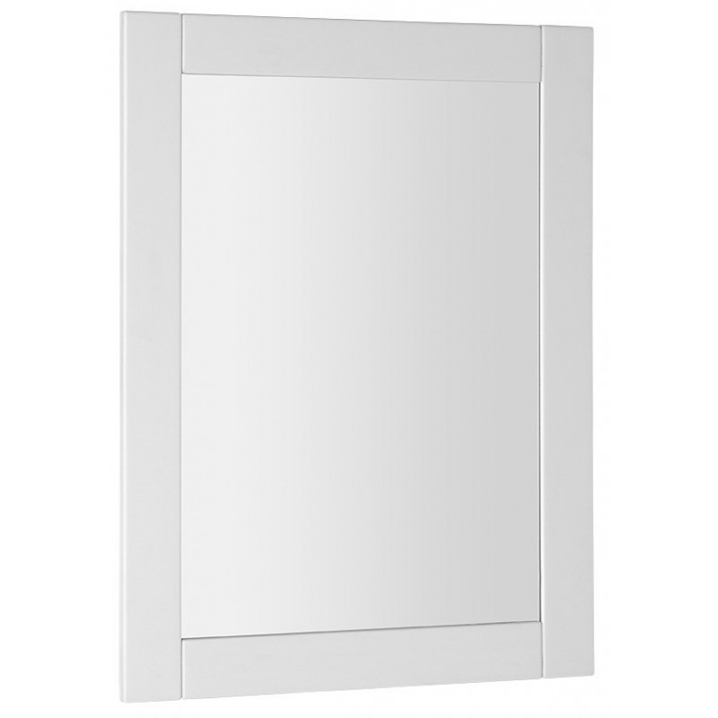 Aqualine FAVOLO zrkadlo v ráme 70x90 cm, biela mat