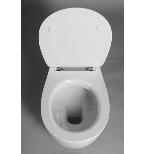 Isvea SENTIMENTI WC sedátko SLIM, Easy Take, Soft Close, biela (40D40200I)