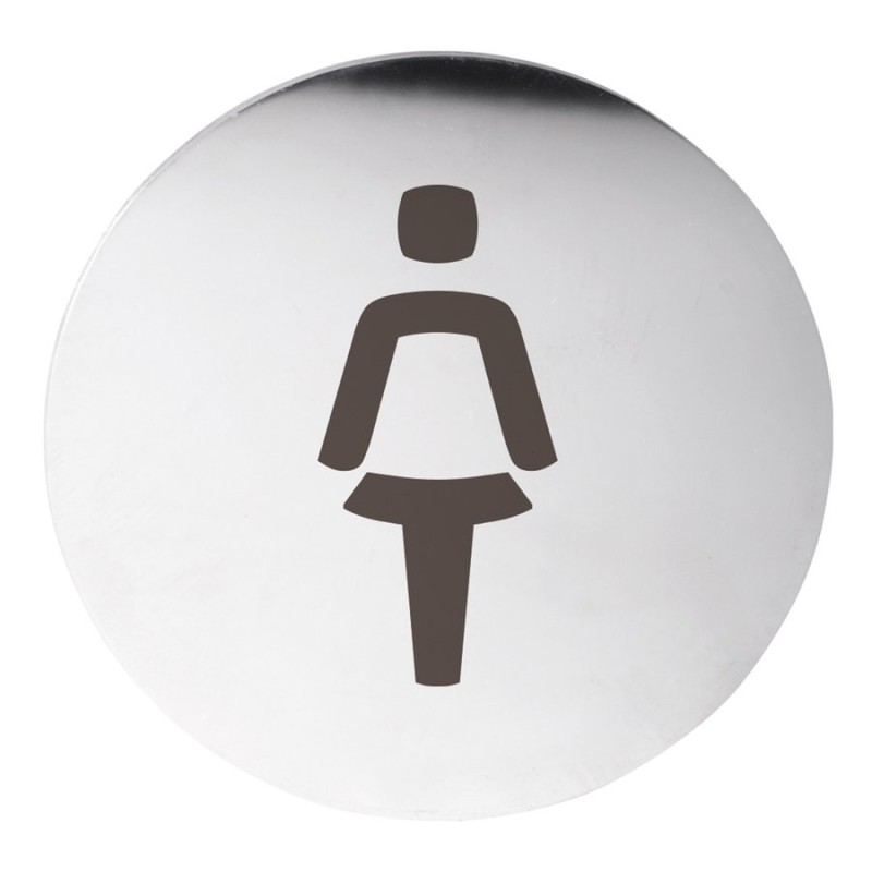 Sapho WC ženy označenie priemer 75mm, brúsený nerez