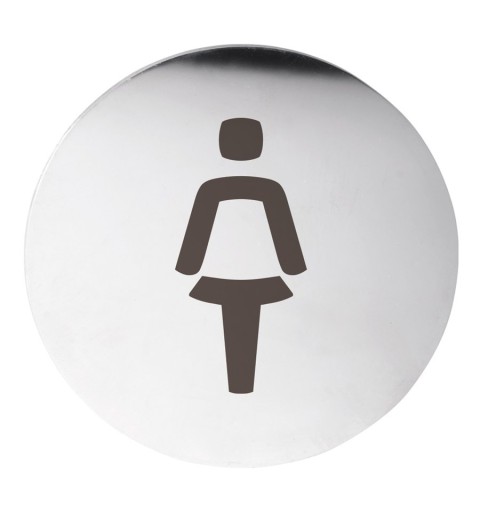 Sapho WC ženy označenie priemer 75mm, brúsený nerez