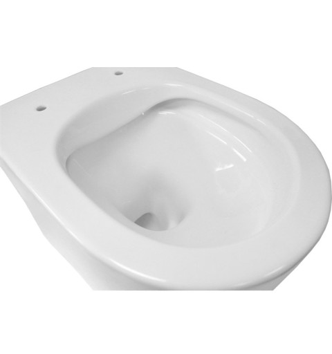 Mereo WC závesné kapotované, RIMLESS, 495x360x370, keramické, vr. sedátka CSS113S VSD84S1