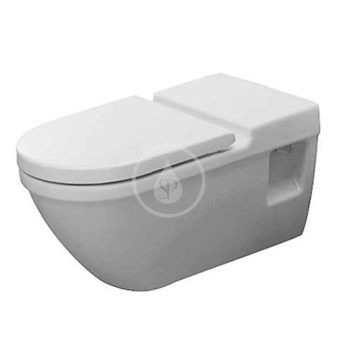 Duravit Závesné WC, bezbariérové, s WonderGliss, biela 22030900001