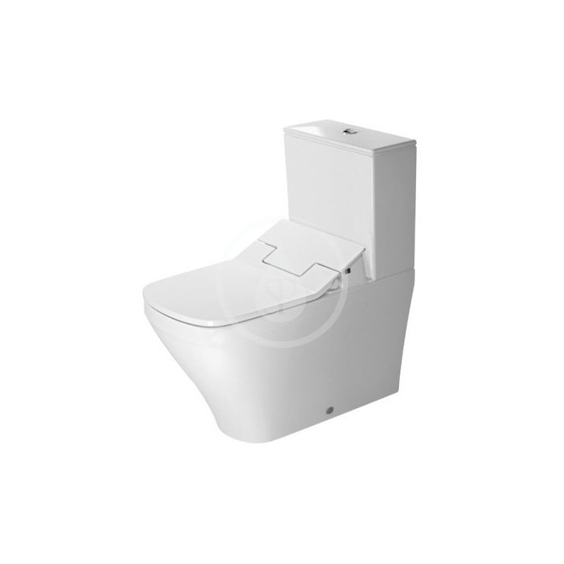 Duravit WC kombi misa pre SensoWash, Vario odpad, s HygieneGlaze, alpská biela 2156592000