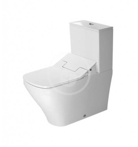 Duravit WC kombi misa pre SensoWash, Vario odpad, s HygieneGlaze, alpská biela 2156592000