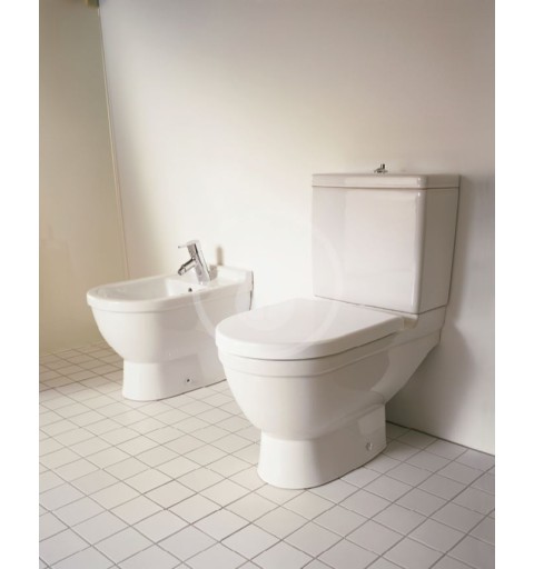 Duravit WC kombi misa, spodný odpad, s HygieneGlaze, alpská biela 0126012000