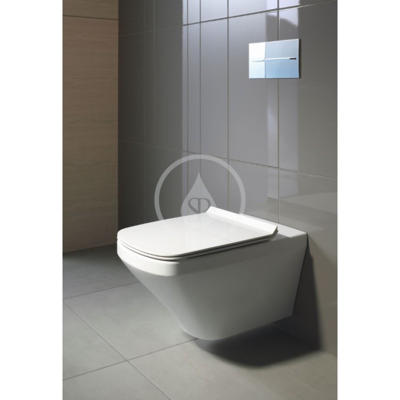 Duravit Závesné WC, Rimless, s HygieneGlaze, alpská biela 2542092000